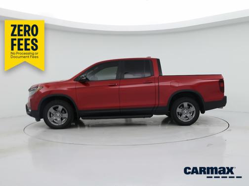 Red 2025 Honda Ridgeline Trailsport