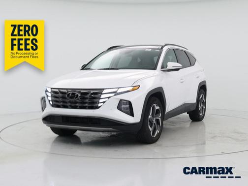 White 2024 Hyundai TUCSON Hybrid Limited