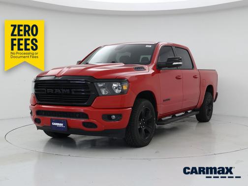 Red 2021 RAM 1500 Bighorn