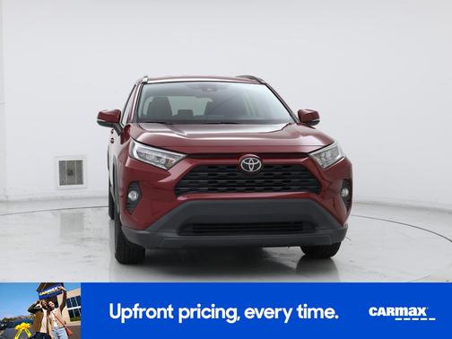 Red 2020 Toyota RAV4 XLE
