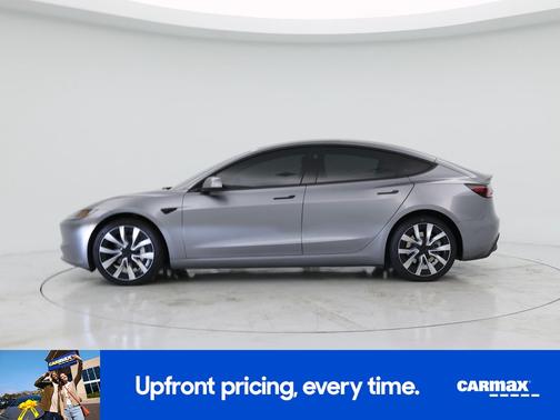 Silver 2025 Tesla Model 3 Long Range