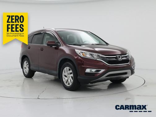Burgundy 2015 Honda CR-V EX-L