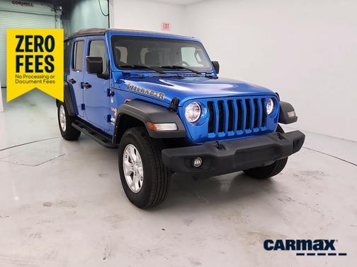 Blue 2021 Jeep Wrangler Unlimited Islander