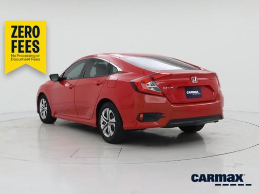 Red 2016 Honda Civic LX