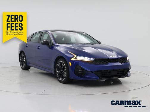 Blue 2022 Kia K5 GT-Line