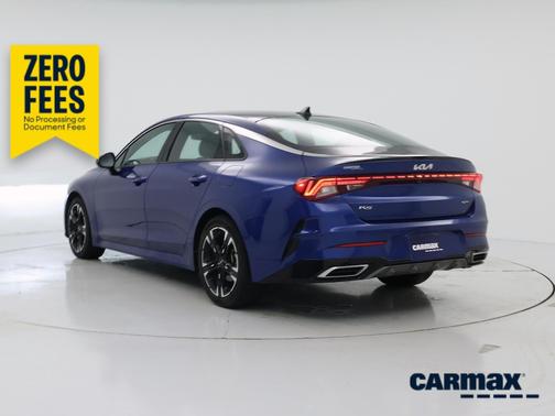 Blue 2022 Kia K5 GT-Line