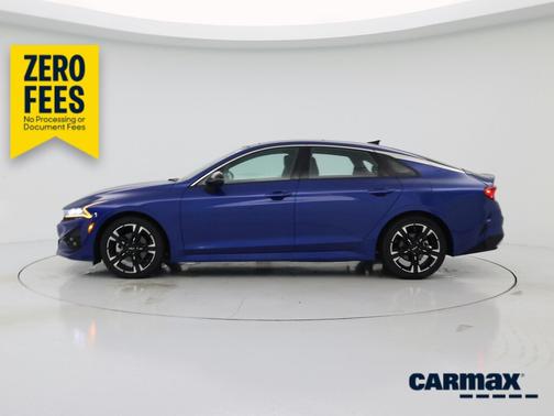 Blue 2022 Kia K5 GT-Line