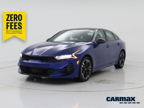 Blue 2022 Kia K5 GT-Line