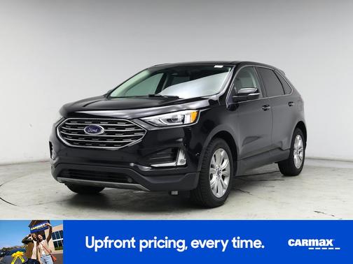 Black 2022 Ford Edge Titanium