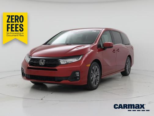 Red 2025 Honda Odyssey Touring
