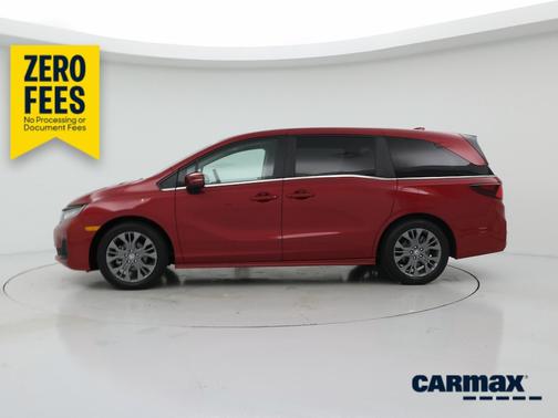 Red 2025 Honda Odyssey Touring