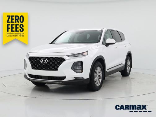 White 2020 Hyundai SANTA FE SEL