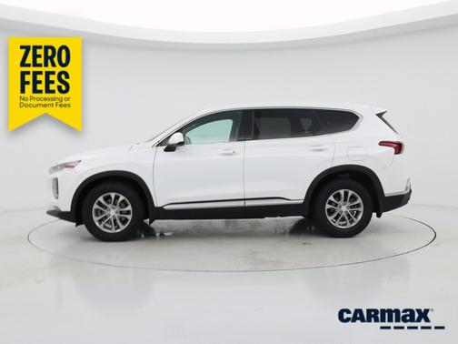 White 2020 Hyundai SANTA FE SEL