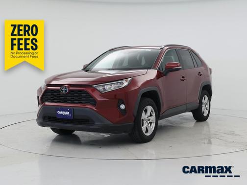 Red 2020 Toyota RAV4 XLE