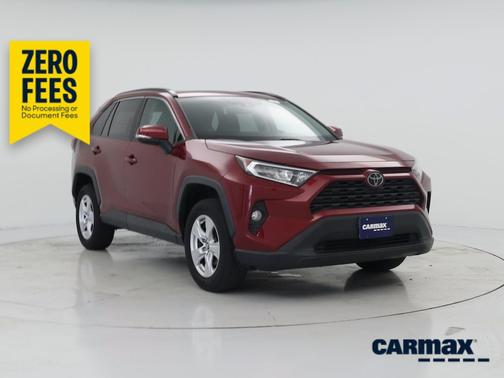 Red 2020 Toyota RAV4 XLE