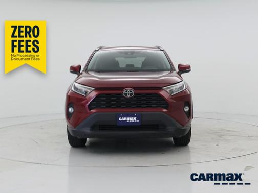 Red 2020 Toyota RAV4 XLE