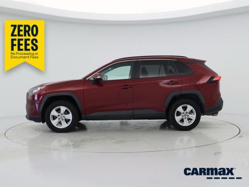 Red 2020 Toyota RAV4 XLE