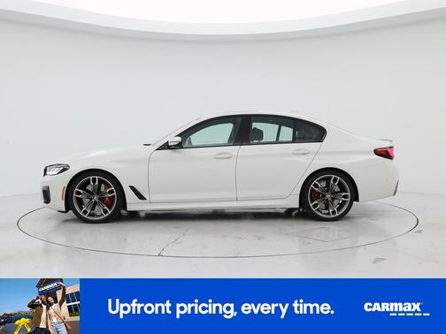 White 2021 BMW M550 I xDrive