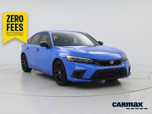 Blue 2024 Honda Civic Sport