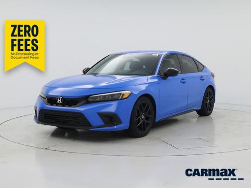 Blue 2024 Honda Civic Sport
