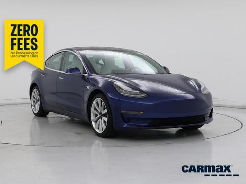 Blue 2020 Tesla Model 3 Long Range