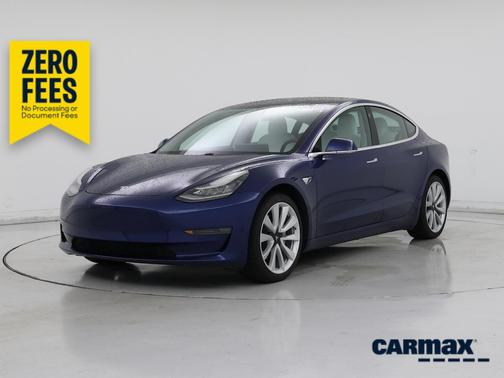 Blue 2020 Tesla Model 3 Long Range