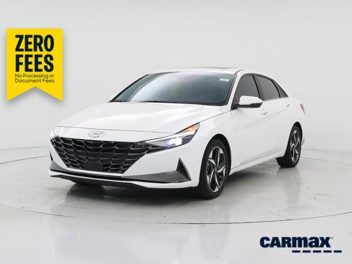 White 2023 Hyundai ELANTRA HEV Limited