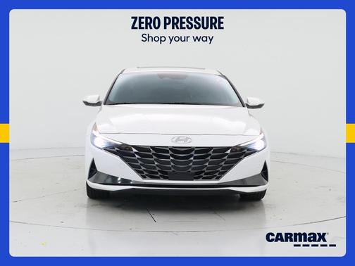 White 2023 Hyundai ELANTRA HEV Limited
