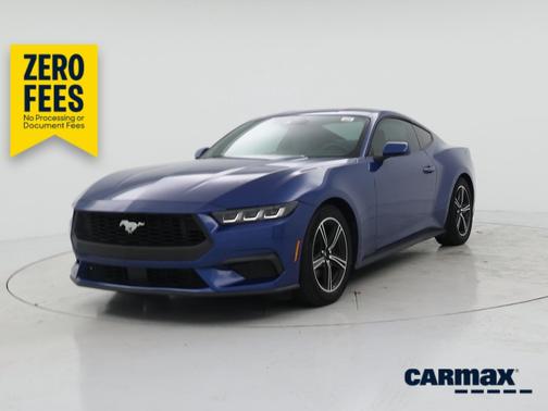 Blue 2024 Ford Mustang Ecoboost