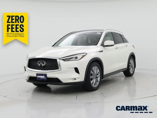White 2021 INFINITI QX50 Luxe
