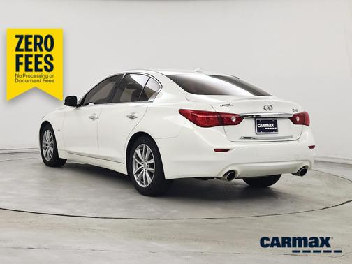 White 2015 INFINITI Q50 Premium