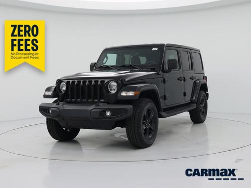 Black 2022 Jeep Wrangler Unlimited Sahara Altitude