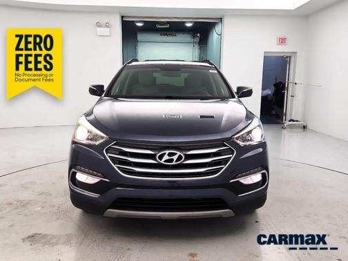 Blue 2017 Hyundai Santa Fe Sport