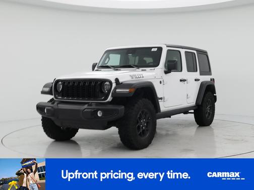 White 2024 Jeep Wrangler Willy's