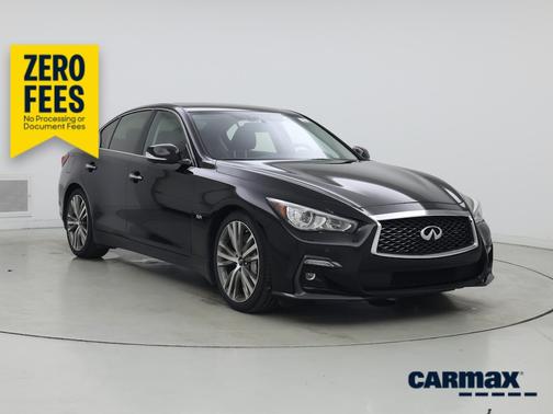 Black 2019 INFINITI Q50 Sport