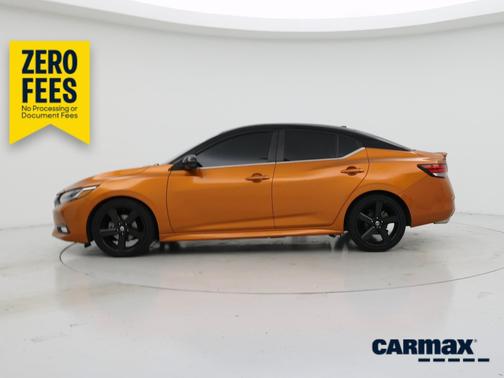 Orange 2022 Nissan Sentra SR