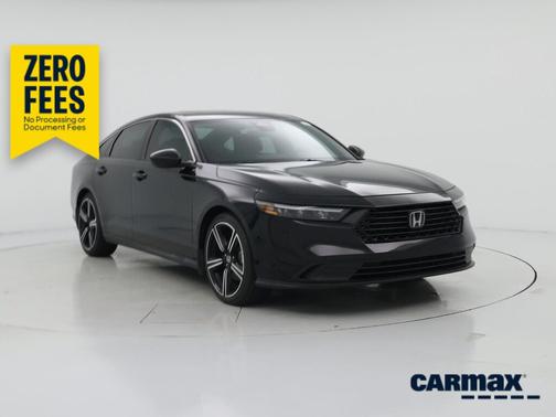 Black 2024 Honda Accord Hybrid Sport