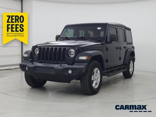 Black 2022 Jeep Wrangler Unlimited Sport S