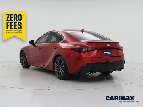 Red 2023 Lexus IS 350 F-SPORT Design