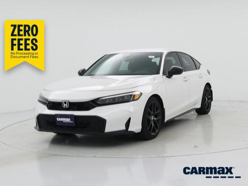 White 2025 Honda Civic Sport