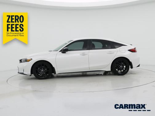 White 2025 Honda Civic Sport