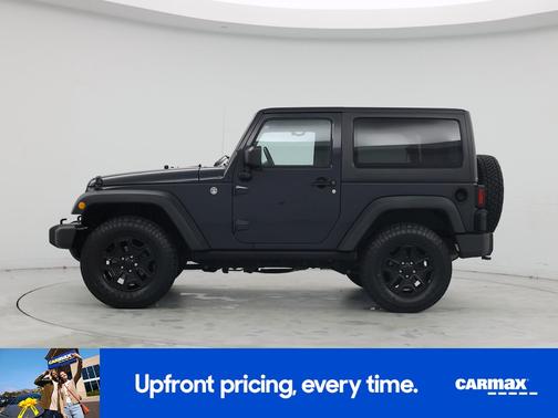 Black 2016 Jeep Wrangler Willys Wheeler