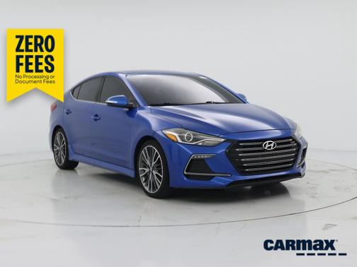 Blue 2018 Hyundai ELANTRA Sport