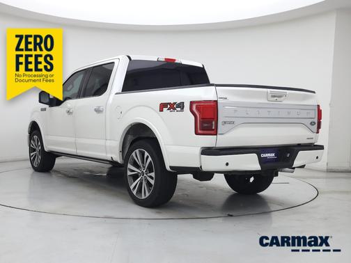 White 2015 Ford F-150 Platinum