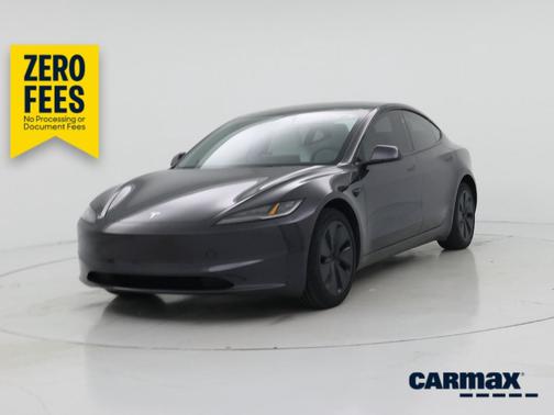 Gray 2025 Tesla Model 3 Long Range