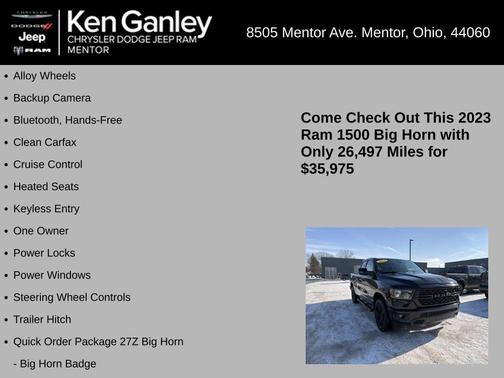 2023 RAM 1500 Big Horn