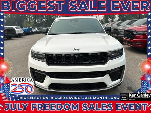 Bright White Clearcoat 2026 Jeep Grand Cherokee L Limited