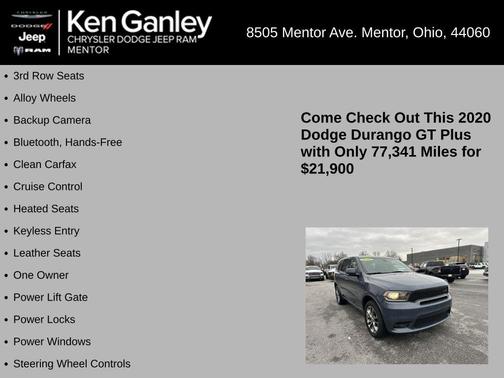 2020 Dodge Durango GT