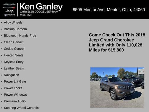 2018 Jeep Grand Cherokee Limited