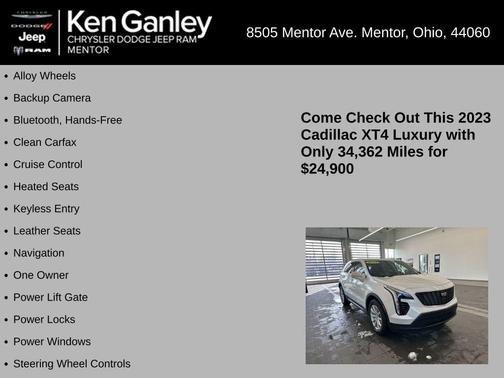 2023 Cadillac XT4 Luxury